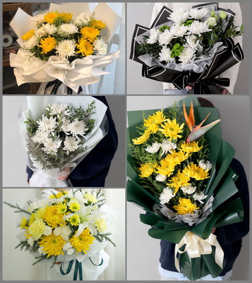 广东梅州市丰顺县小胜镇荷坪村白事花束代送